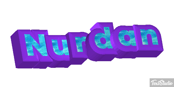 Nurdan Efecto de texto