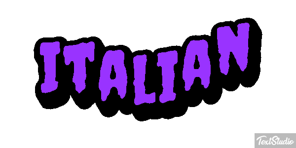 Italian Text effect