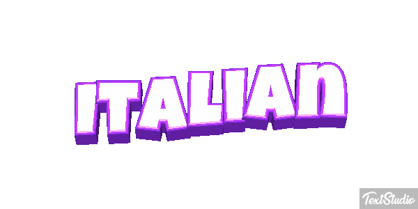 Italian Text effect