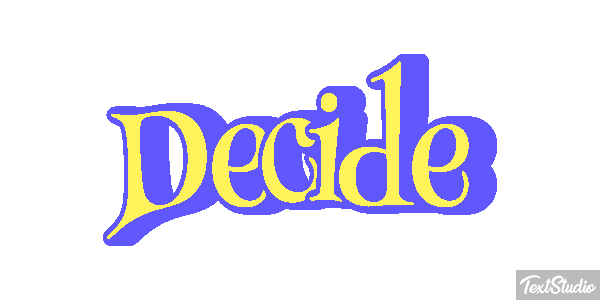 Decide Efeito do texto