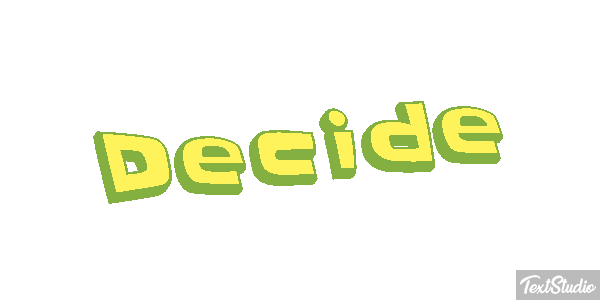 Decide Efeito do texto