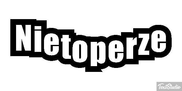 Nietoperze Efekt tekstowy
