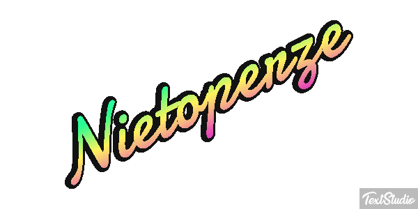 Nietoperze Efekt tekstowy