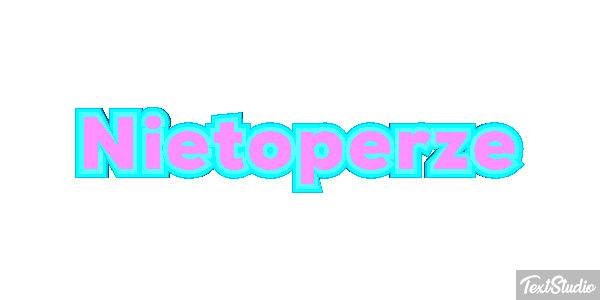 Nietoperze Efekt tekstowy