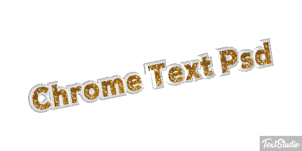 Chrome Text Psd Efekt tekstowy