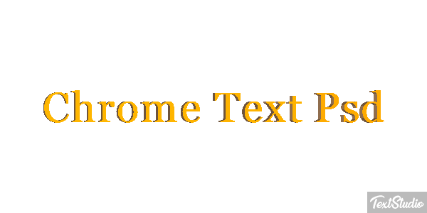 Chrome Text Psd Efekt tekstowy