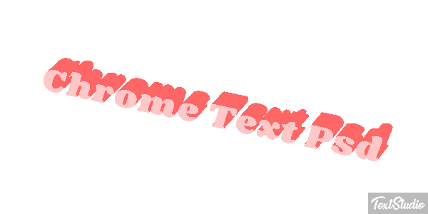 Chrome Text Psd Efekt tekstowy
