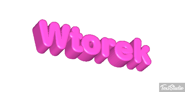 Wtorek Efekt tekstowy