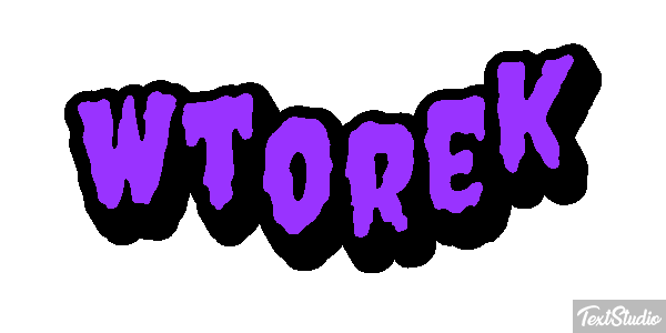 Wtorek Efekt tekstowy