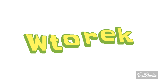 Wtorek Efekt tekstowy