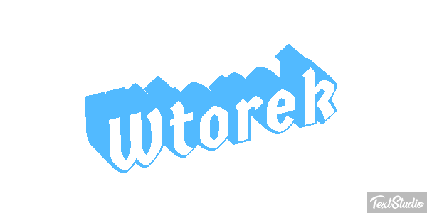 Wtorek Efekt tekstowy