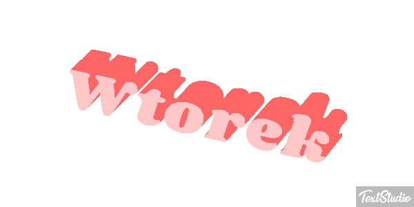 Wtorek Efekt tekstowy