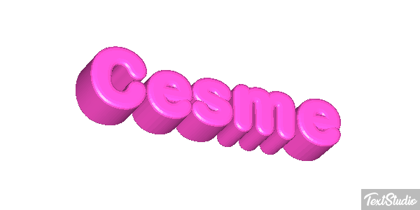 Çeşme Text effect