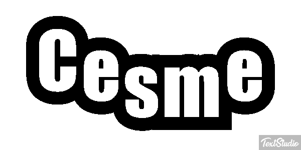 Çeşme Text effect