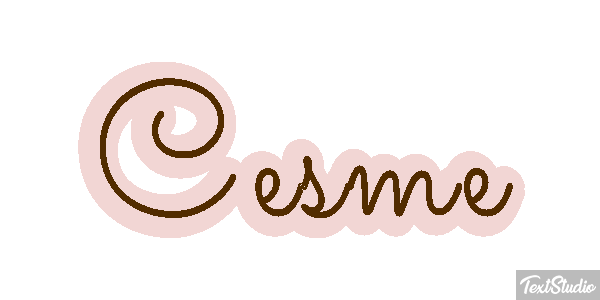 Çeşme Text effect