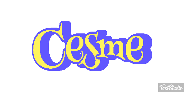 Çeşme Text effect