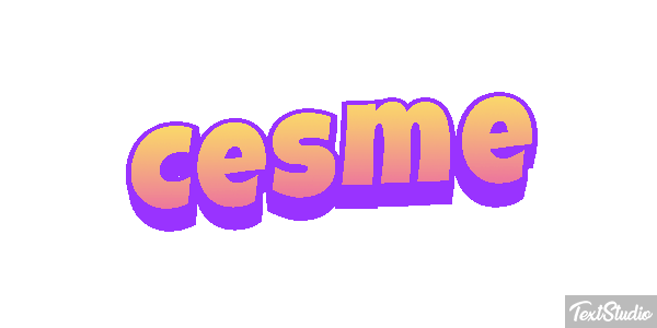 Çeşme Text effect