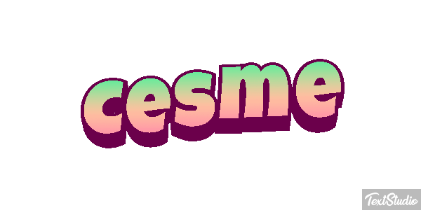 Çeşme Text effect