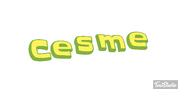 Çeşme Text effect