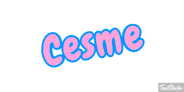 Çeşme Text effect