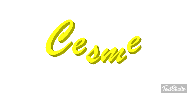 Çeşme Text effect