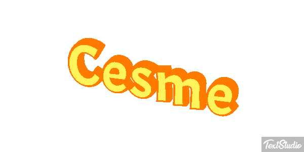 Çeşme Text effect