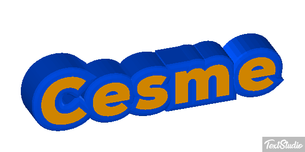 Çeşme Text effect