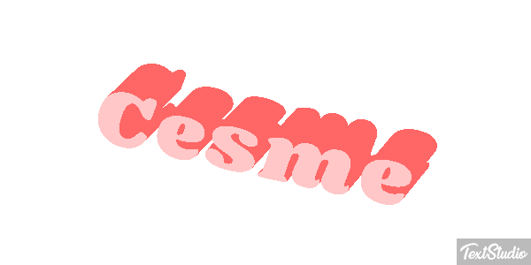 Çeşme Text effect