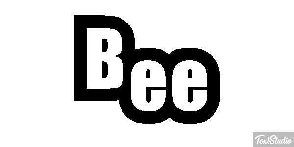 Bee Text effect