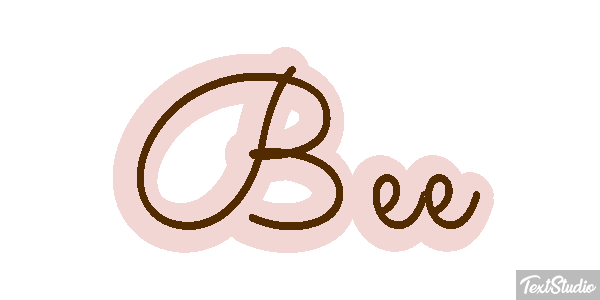 Bee Text effect