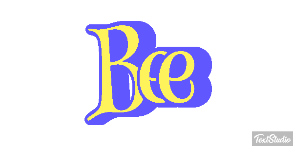 Bee Text effect