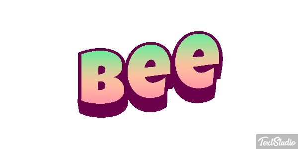 Bee Text effect