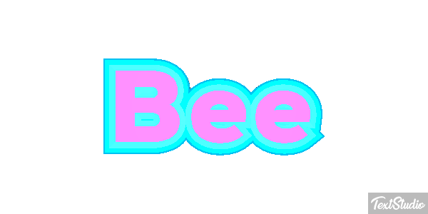Bee Text effect