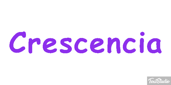 Crescencia Efecto de texto