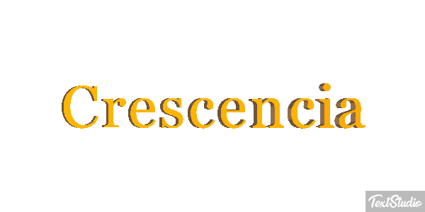 Crescencia Efecto de texto