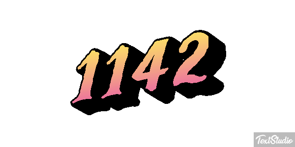 1142 Texteffekt