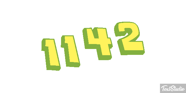 1142 Texteffekt
