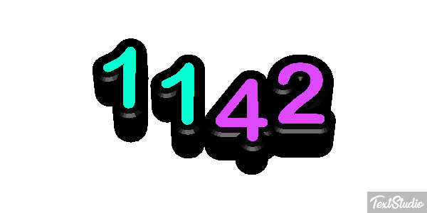 1142 Texteffekt