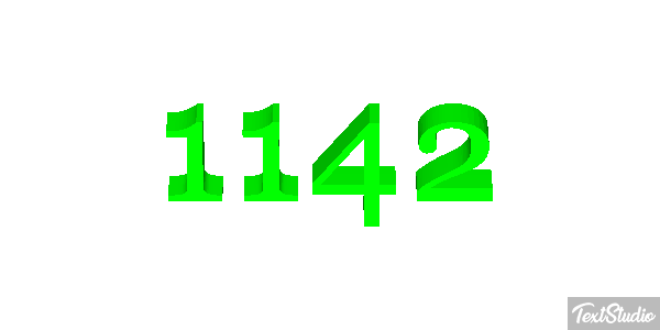 1142 Texteffekt