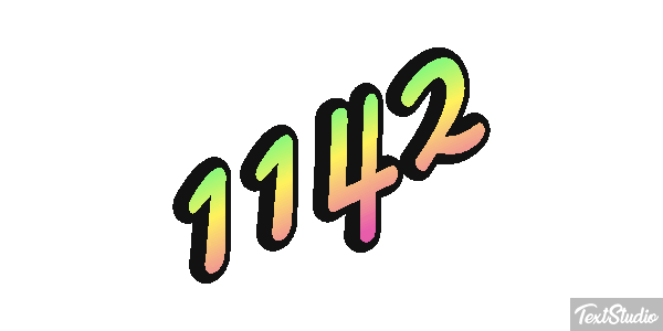 1142 Texteffekt