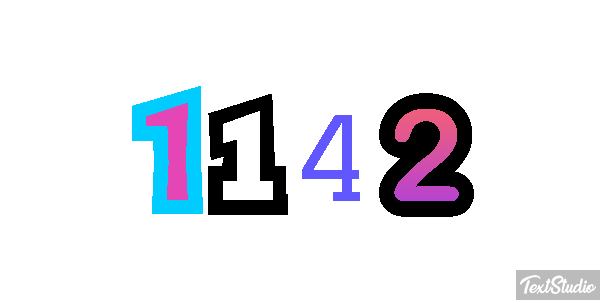 1142 Texteffekt