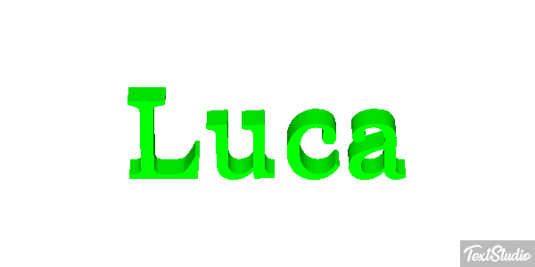 Luca Efekt tekstowy