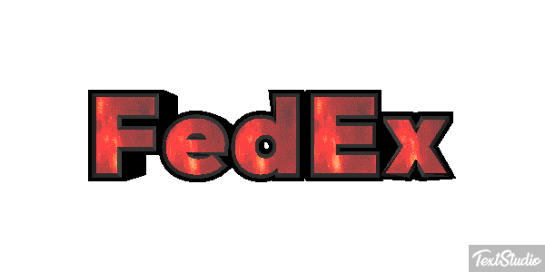 FedEx Tekst effect