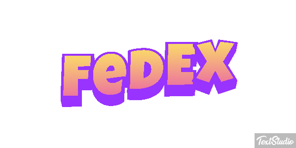 FedEx Tekst effect