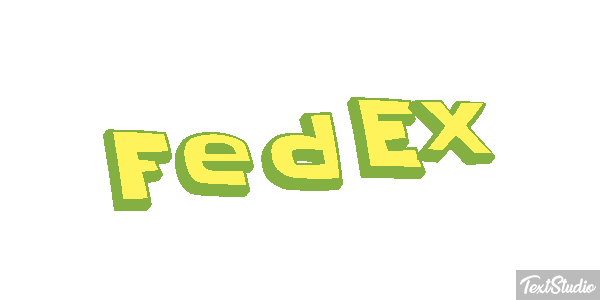 FedEx Tekst effect