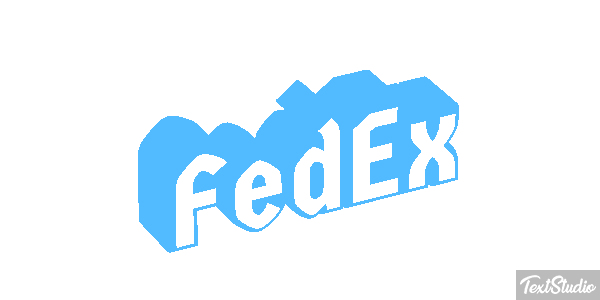 FedEx Tekst effect