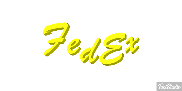 FedEx Tekst effect