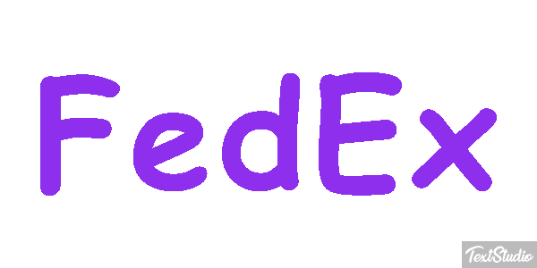 FedEx Tekst effect