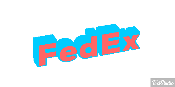 FedEx Tekst effect
