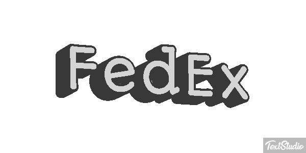 FedEx Tekst effect